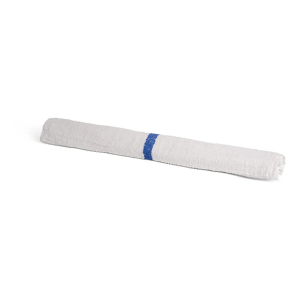 100% Cotton Economy Pool Towel W/Blue Stripe, 24" X 48" thumbnail 4