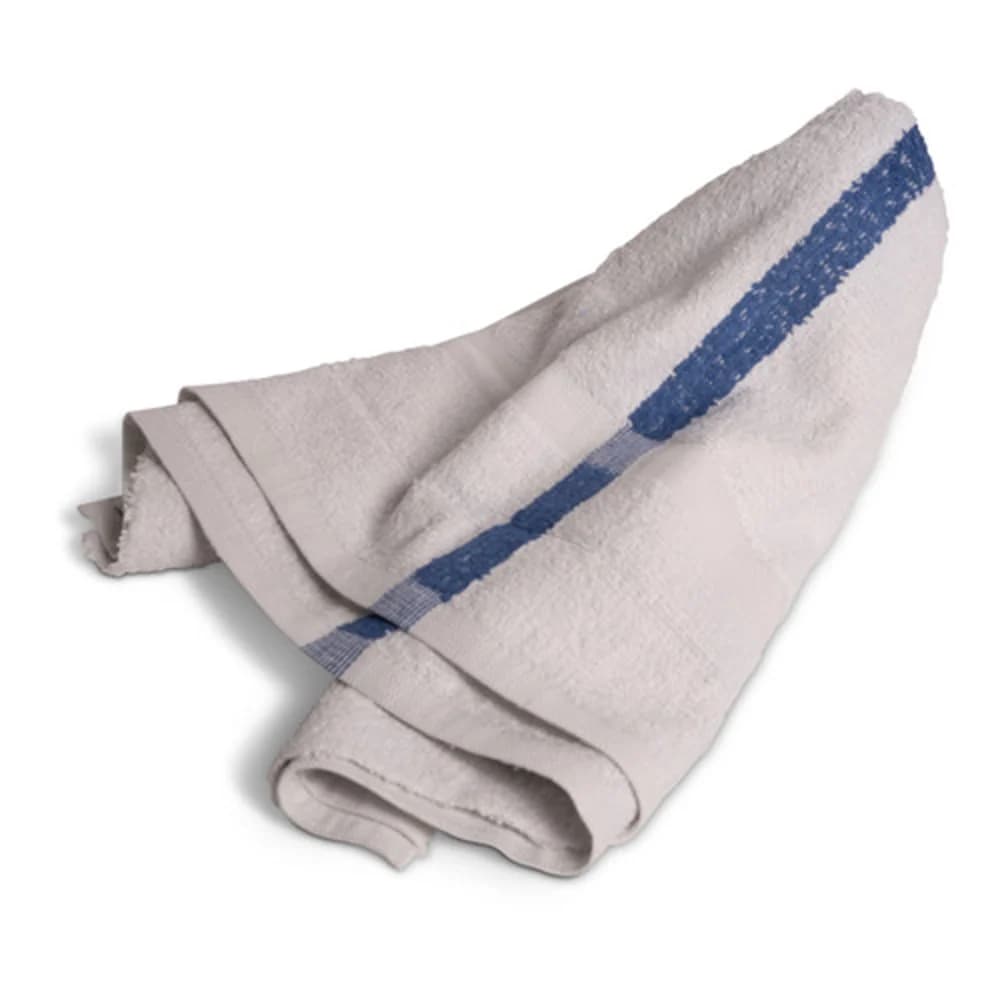 100% Cotton Economy Pool Towel W/Blue Stripe, 24" X 50" thumbnail 3
