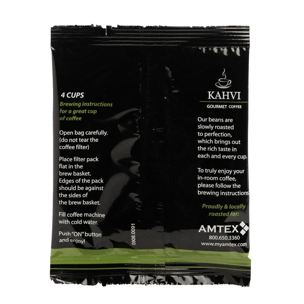 Kahvi Regular Coffee, 4 Cup Pouch 200/Cs thumbnail 2