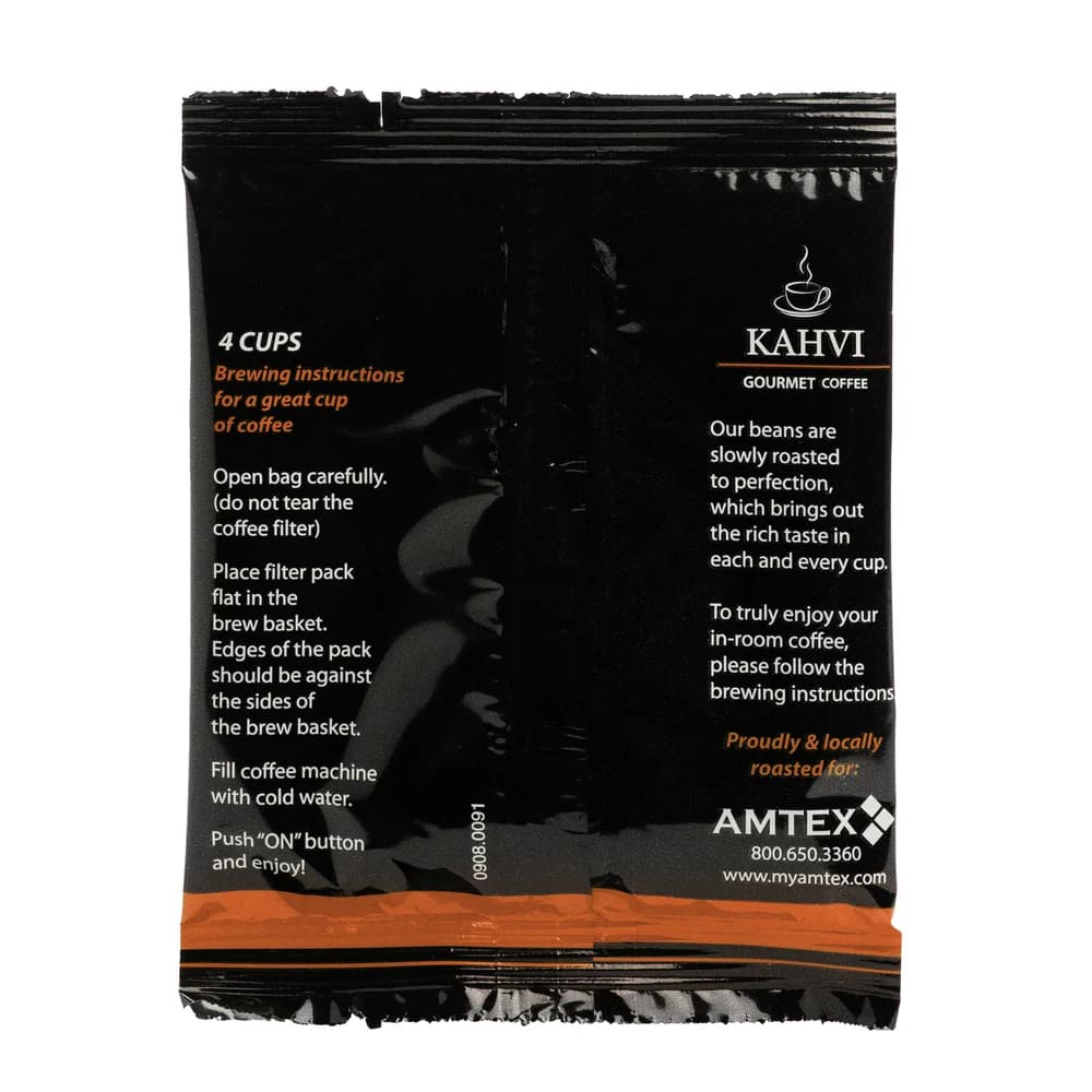 Kahvi Decaf Coffee, 4 Cup Pouch 200/Cs thumbnail 2