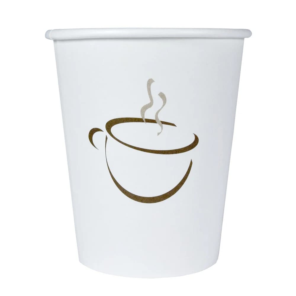 Single Wall Hot Cup, Paper, Wrapped, 9 Oz., 1000/Cs