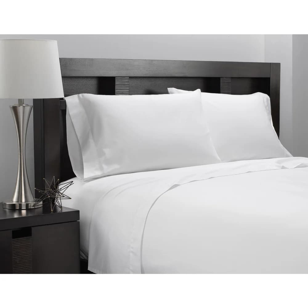 Martex Limited T200 Flat Sheet, Queen, 90"x115" Solid, White thumbnail 2