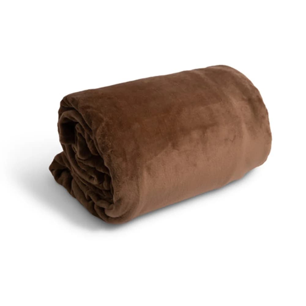 Suite Rest Supersoft Blanket, Full, 72" X 90", Cocoa Brown thumbnail 2