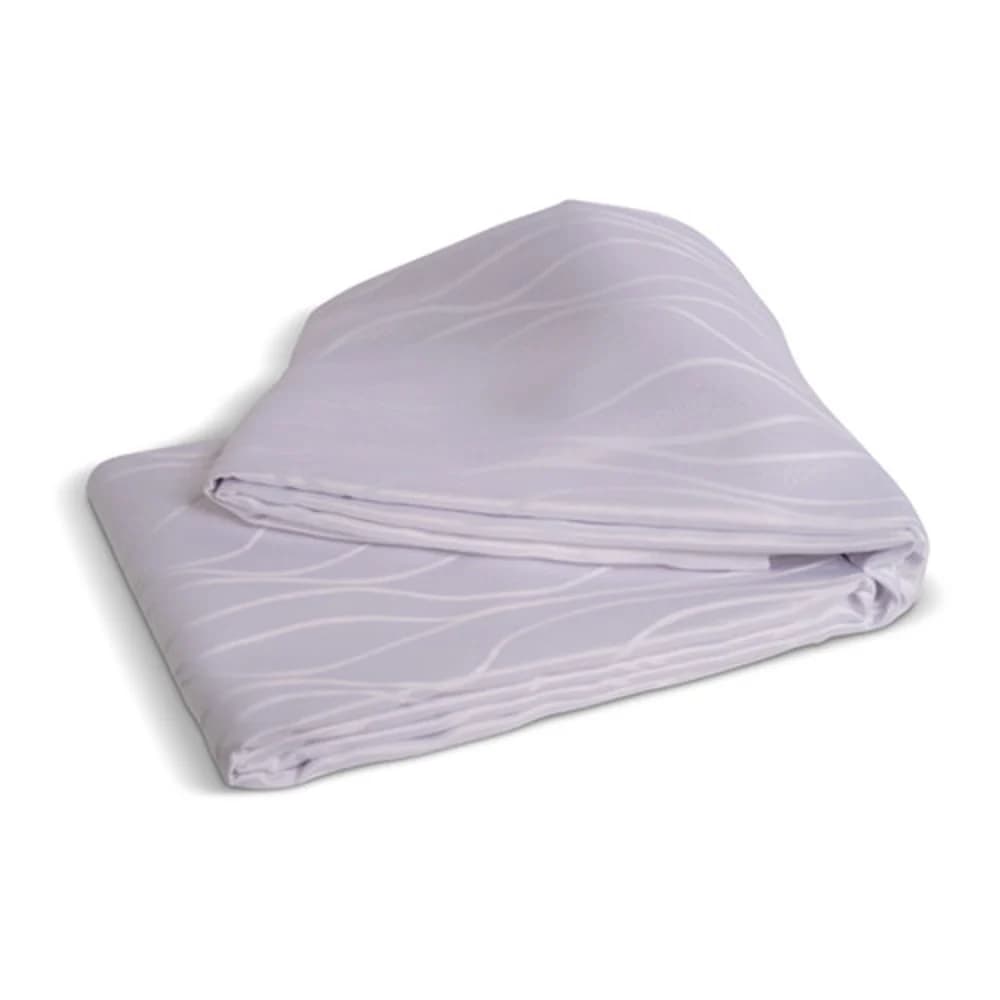 Suite Rest Wave Decorative Top Sheet, Full, 85" x 110" , White thumbnail 2