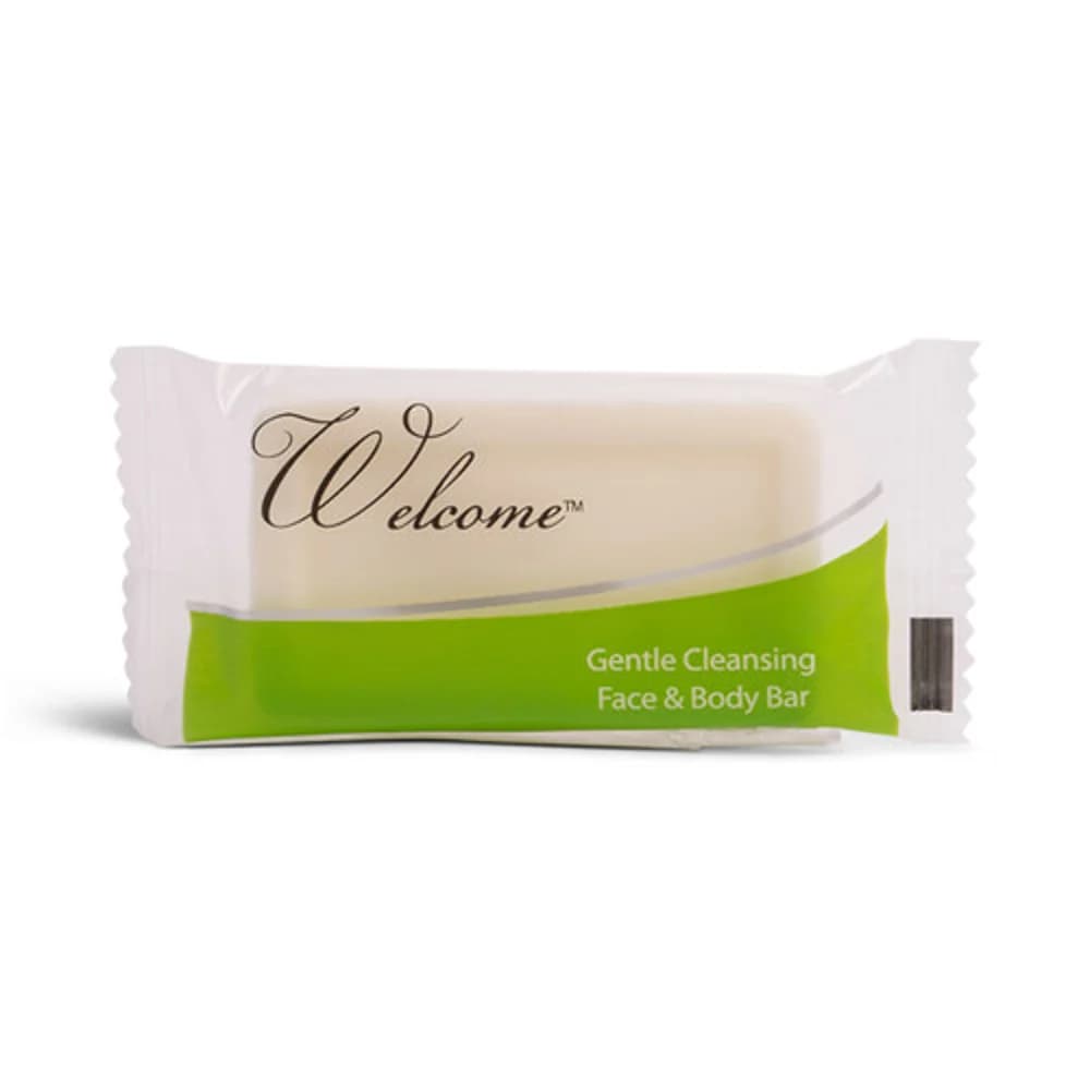 Welcome Bar Soap, 15 G., Flow Wrap, 1000/Cs