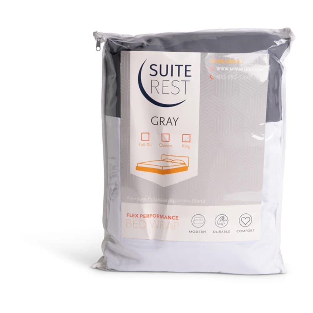 Suite Rest Flex Box Spring Cover, King, Grey