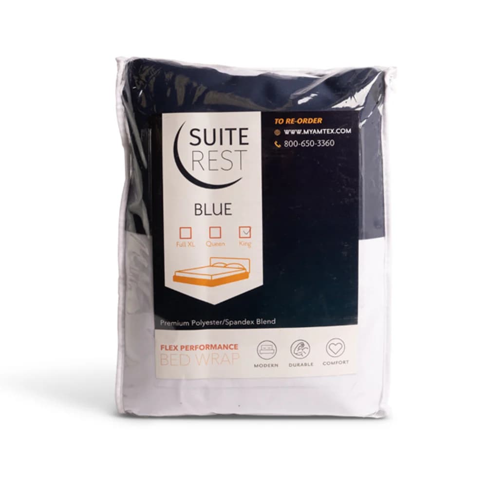 Suite Rest Flex Box Spring Cover, Full, Blue