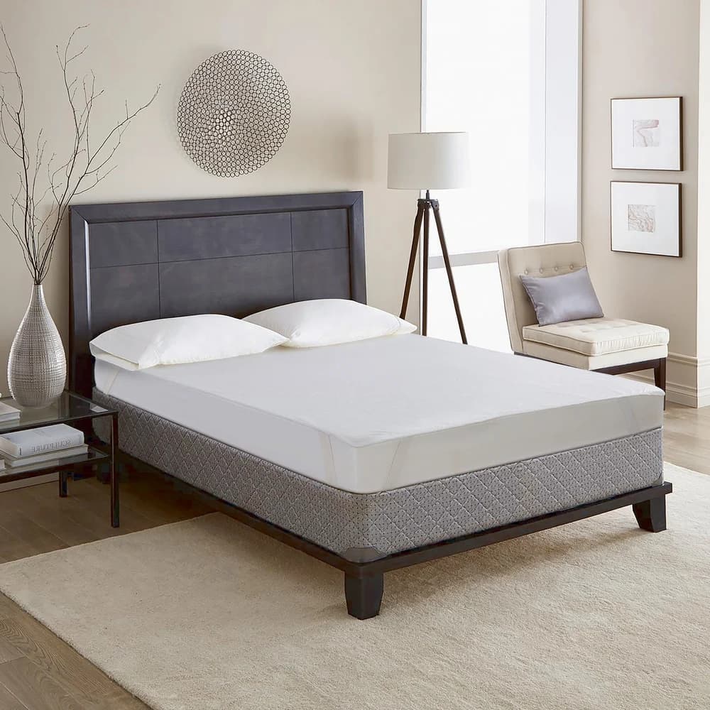 Registry Premium 9.5 oz Mattress Pad With Anchor Band, QUEEN