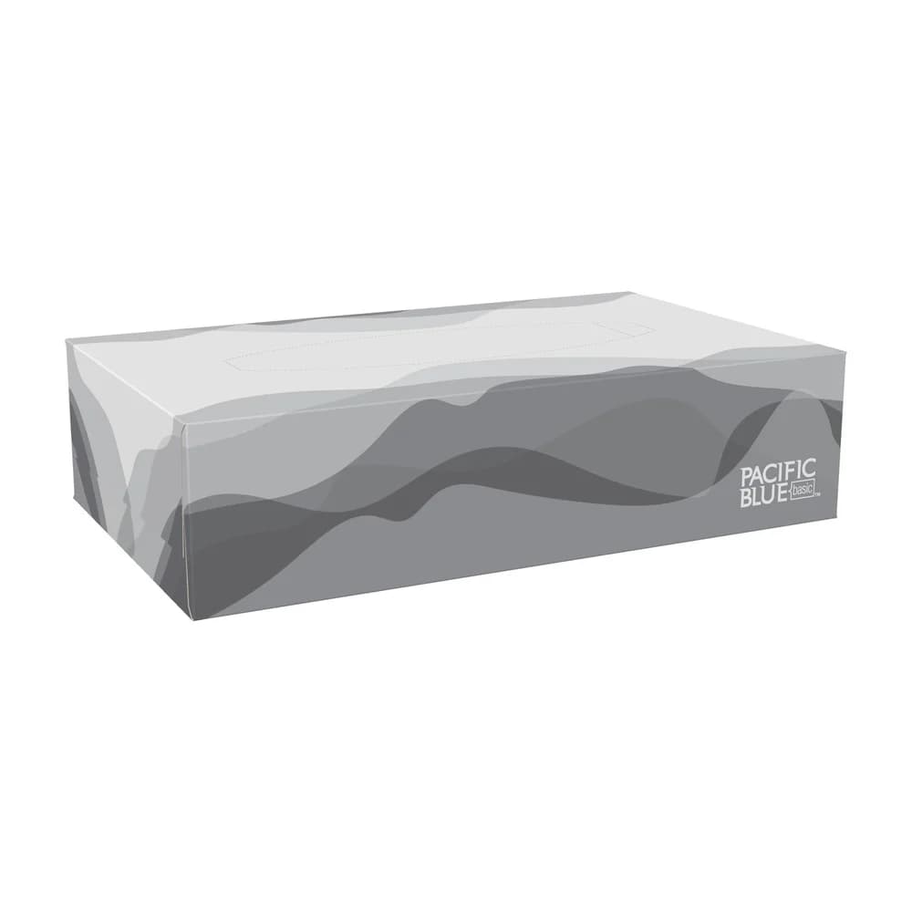 Pacific Blue Basic®  Facial Tissue,White thumbnail 2