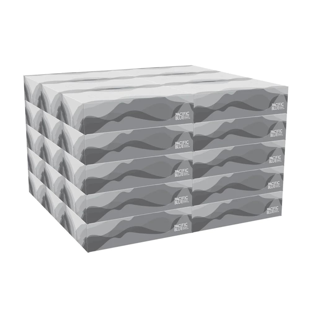 Pacific Blue Basic®  Facial Tissue,White thumbnail 3
