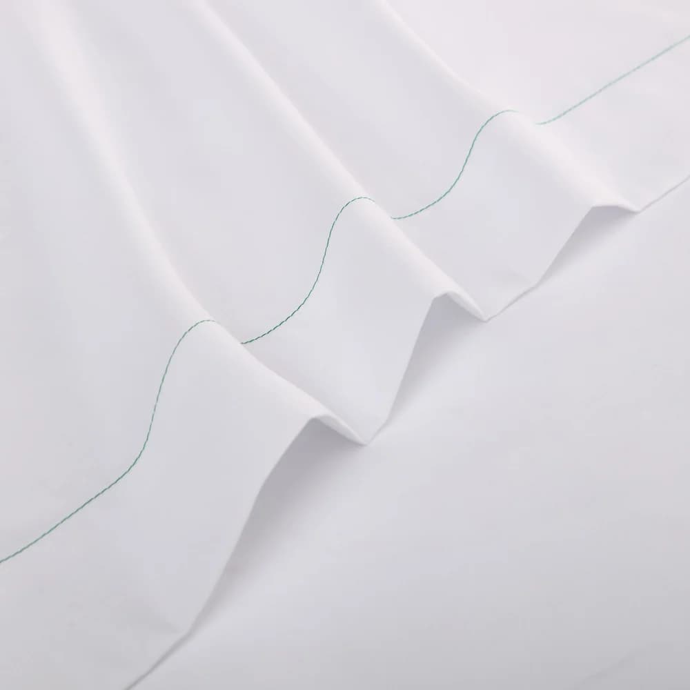 Flourish Flat Sheet, Full, 81x110, White thumbnail 4
