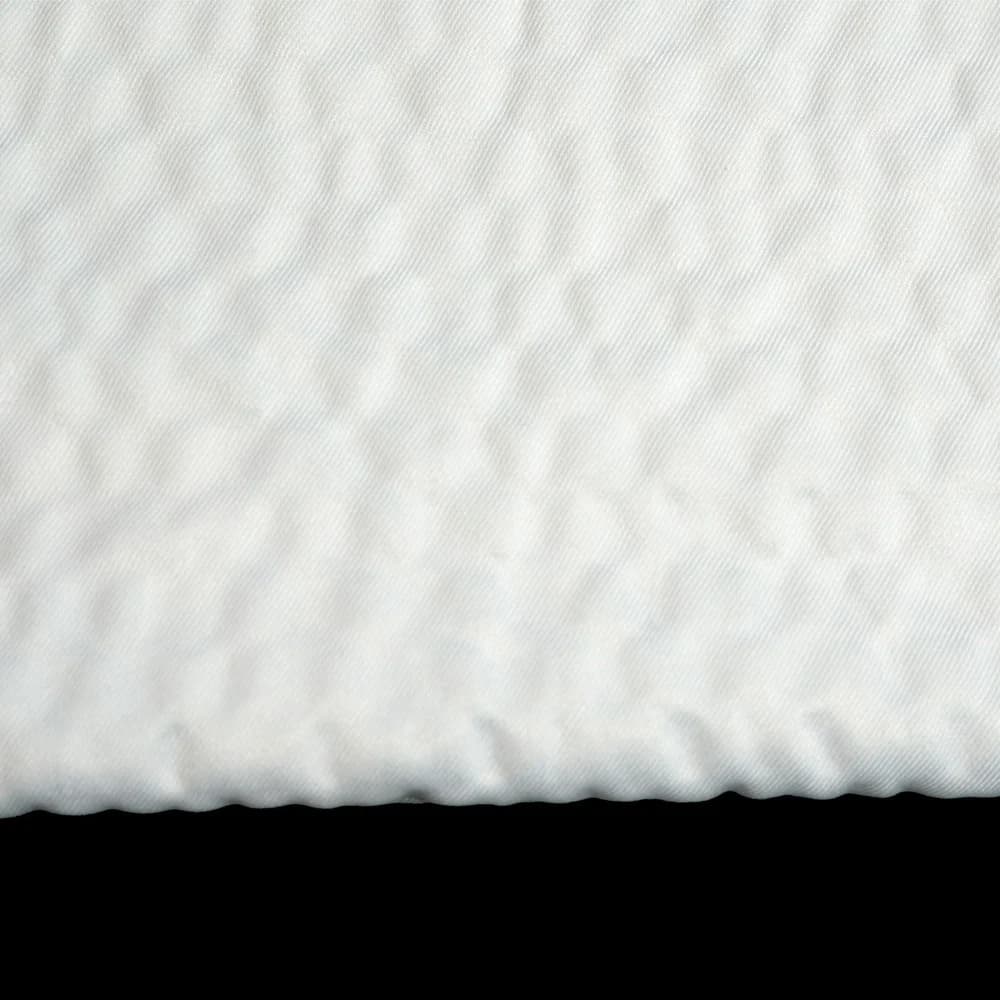 Suite Rest Escape Decorative Top Sheet, King, 108" x 110", White thumbnail 3