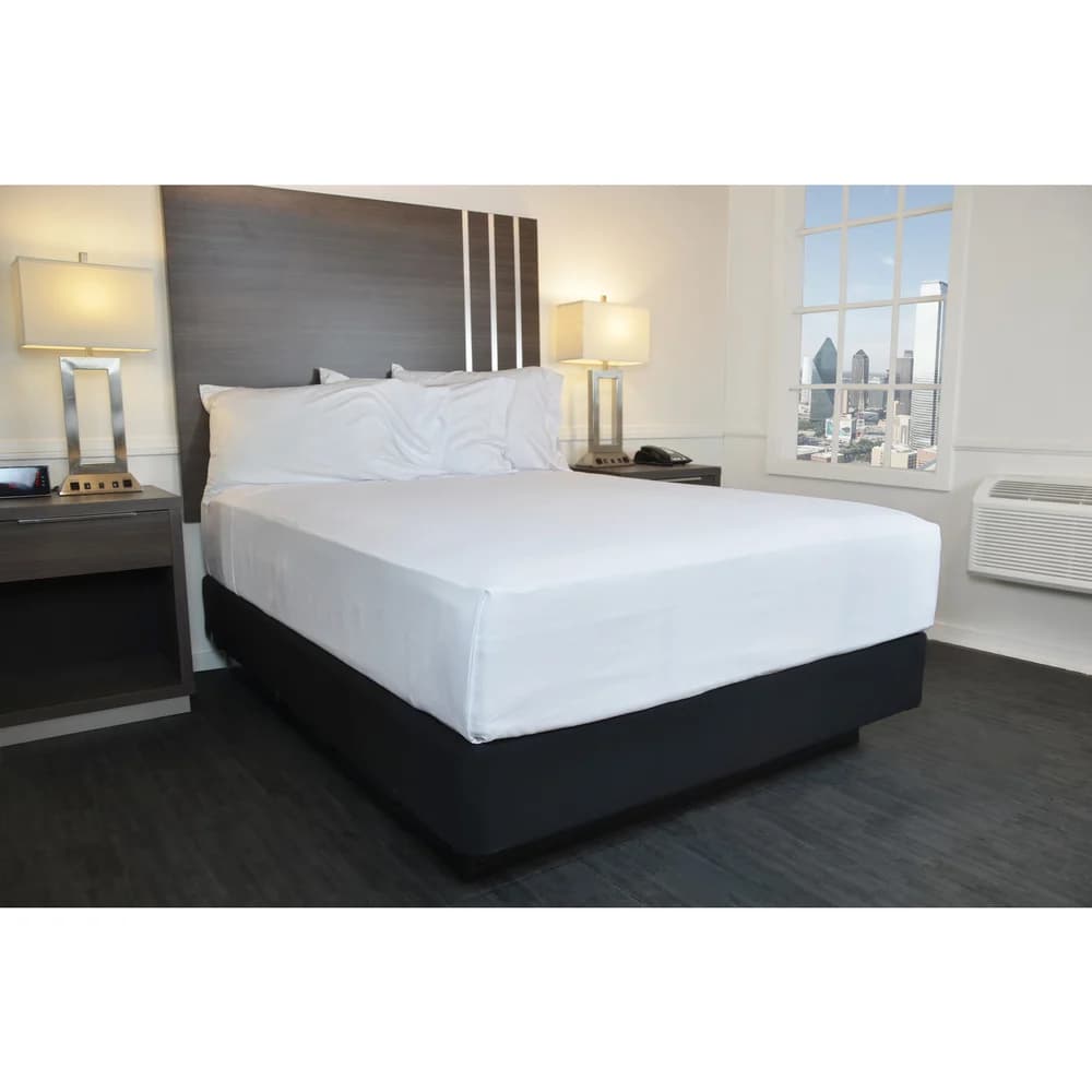 Zurich Decorative King Top Sheet, 100 X 108, White thumbnail 2