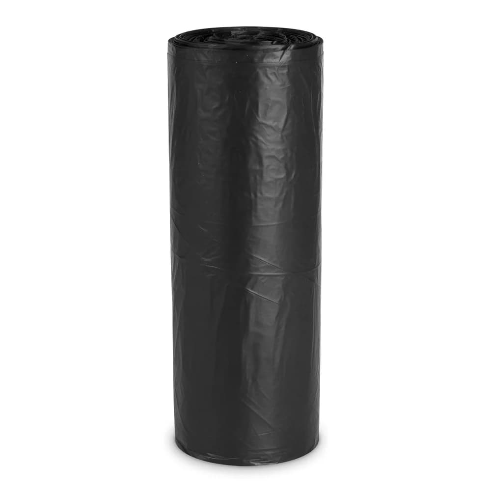 Registry High Density Can Liner, 56 Gal, 43" x 48", 22 Mic, Black, 150 Count