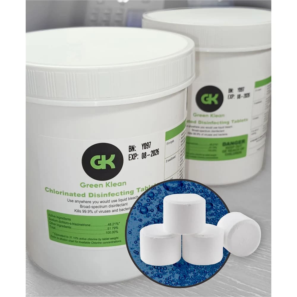 GreenKlean Chlorinated Disinfecting Tabs