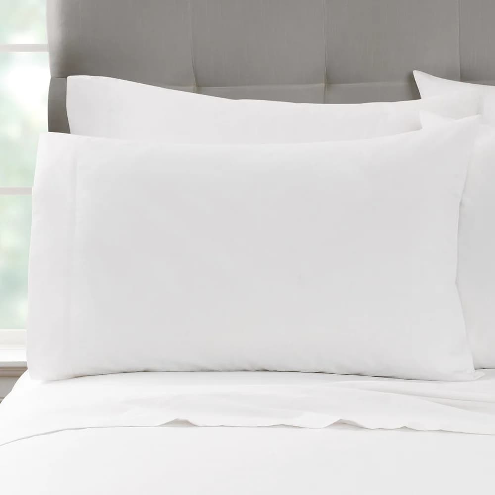 Martex Millennium T250 Pillowcase 60% Cotton/40% Polyester, King 44"X46" White