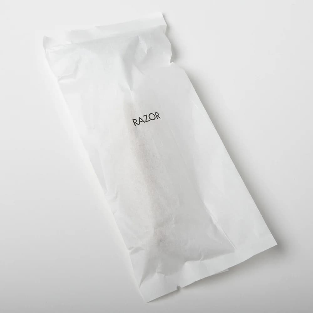 Wooden Razor in Rice Paper Bag thumbnail 3