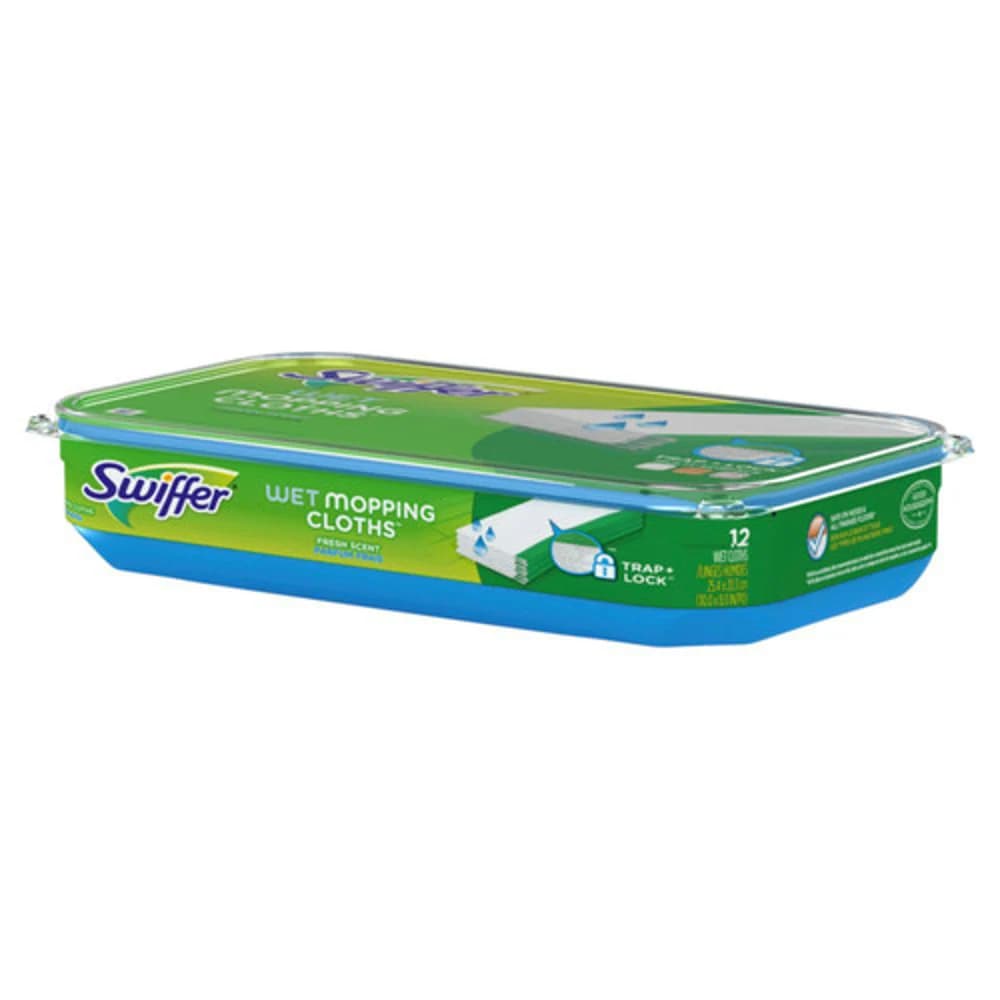 Swiffer Wet Refill Cloth 10" 6 Box/Case