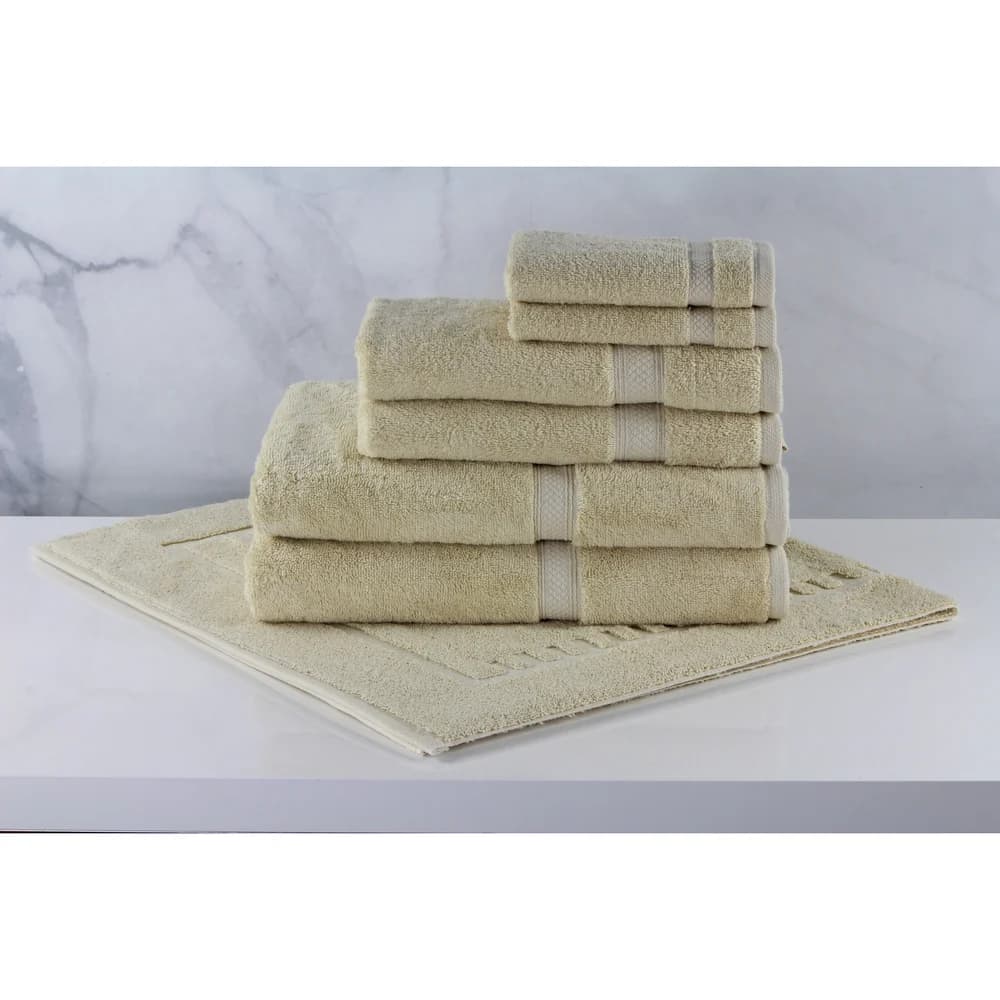 1888 Mills Magnificence 100% Pima Cotton Bath Mat in linen color. 21" x 36"12 lbs/Dz thumbnail 2