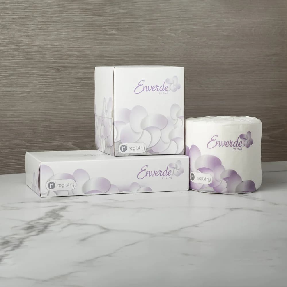 Enverde Ultra 2-Ply 100% Virgin Fiber Facial Tissue, Cube Box, 36/Case thumbnail 4