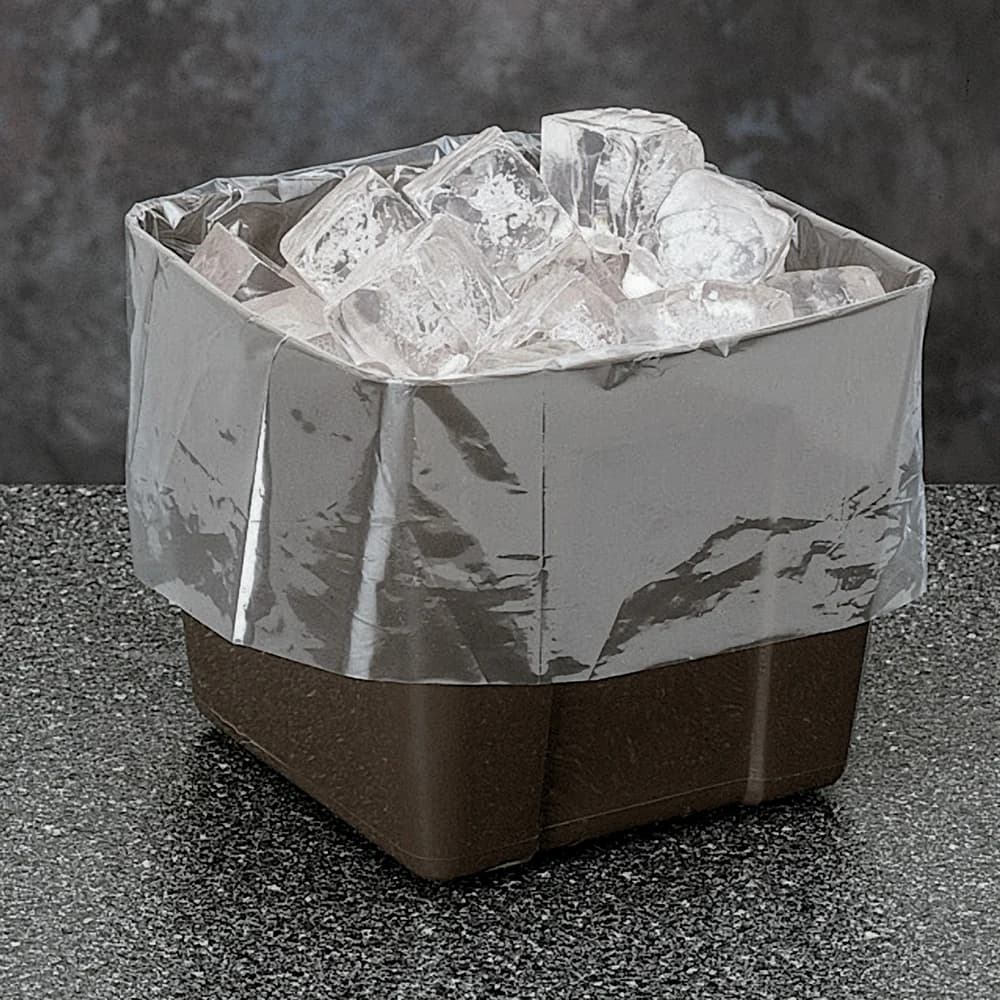 Registry Plastic Ice Bucket Liner, 4 Qt., 12" W x 15" L, Clear, 2500/Case thumbnail 2