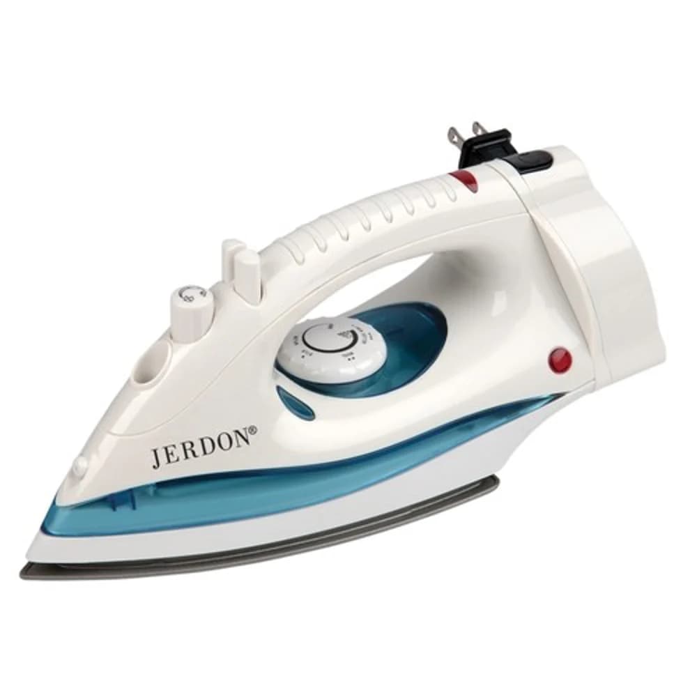 Jerdon Iron with Retractable cord, 1200 Watt, White