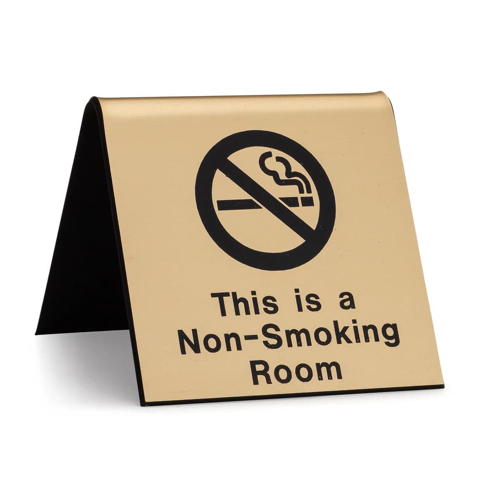 Signs, Registry, NON-SMOKING ROOM, Tent