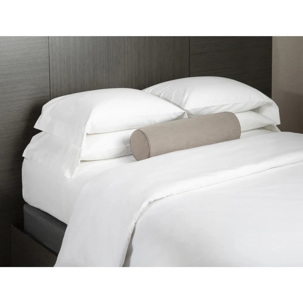 Registry T300 Deep-Pocket Fitted Sheet, Plain Weave, Full XL 54"x80"x15" Depth, White thumbnail 2