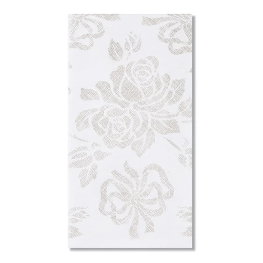 Hoffmaster Silver Prestige Linen-Like Guest Towel, 12" x 17"