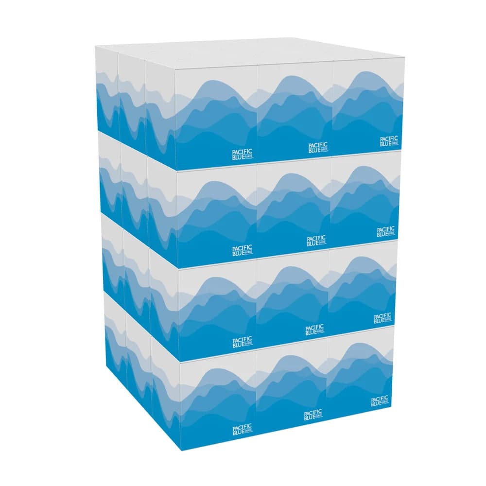 Pacific Blue Select™ 2-Ply Facial Tissue By GP Pro, Cube Box, 36 Boxes Per Case thumbnail 3