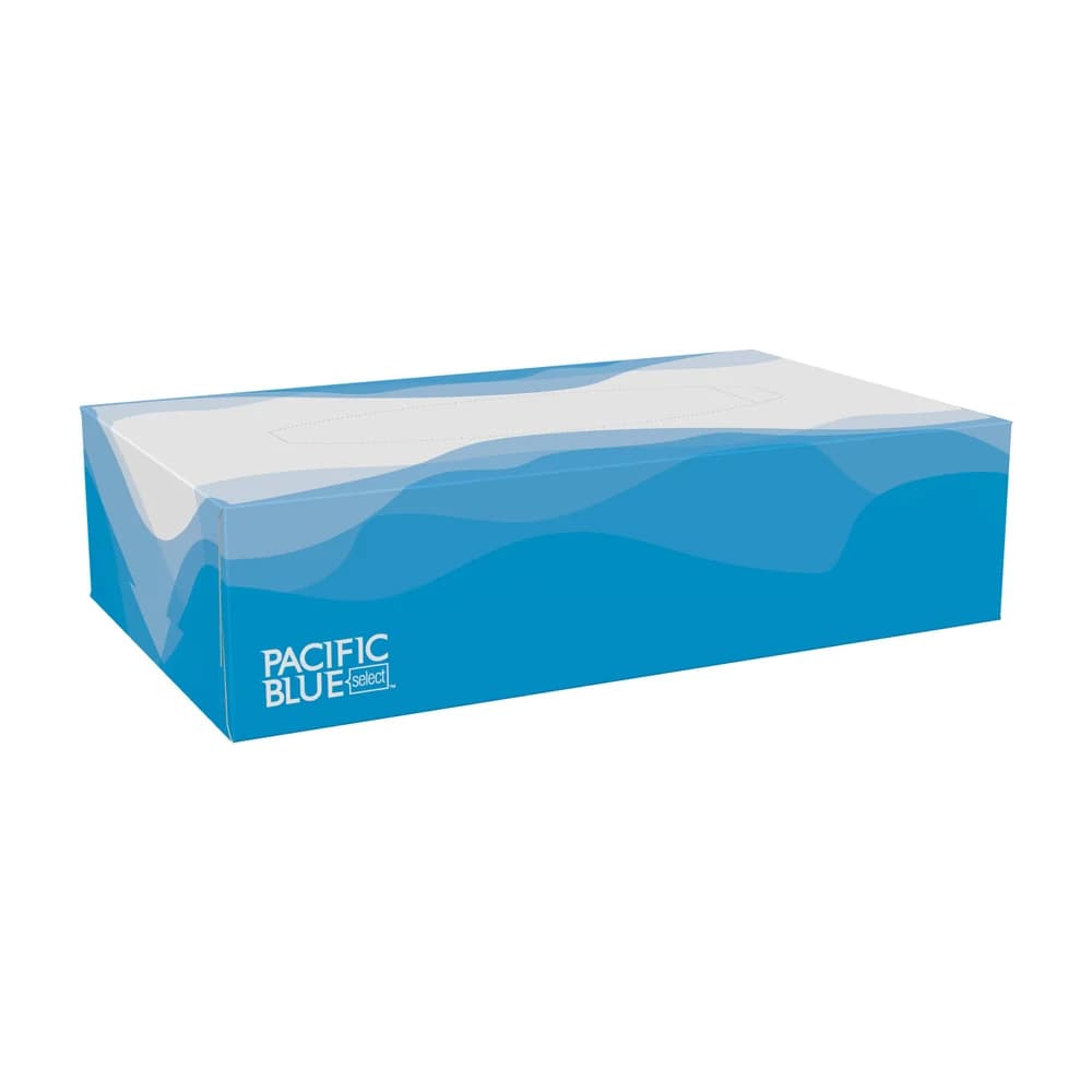 Pacific Blue Select™ 2-Ply Facial Tissue By GP Pro, Flat Box, 30 Boxes Per Case thumbnail 2