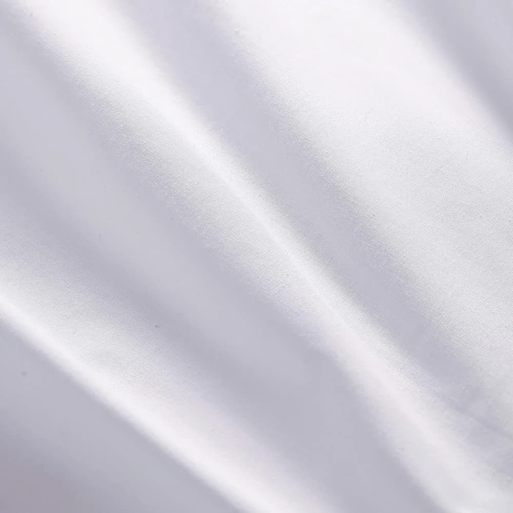 1888 Mills Suite Touch T200 Flat Sheet, White, Queen, 90" x 110", White thumbnail 4