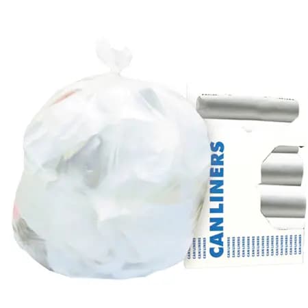 20x22 High Density Clear Liners 6 Micron Pack - 2 Mil Equivalent