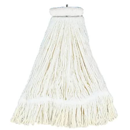24 Oz Cotton Lie-Flat Mop Head with Webbing
