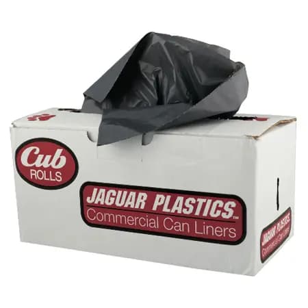 24x32 White Low Density Roll Liners, 0.5 Mil, 2 Rolls/Bag, 125 Bags/Roll