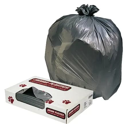 33x39 1.1mil Grey Super Heavy Trash Bags, 30 Gallon, 100 Count