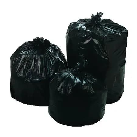 38x60 High-Density Clear Trash Liners, 17 Micron, 8 Rolls of 25 Bags