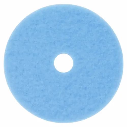 3M™ Hi-Performance Burnish Pad 3050, 27" Diameter, Sky Blue, 5/Carton