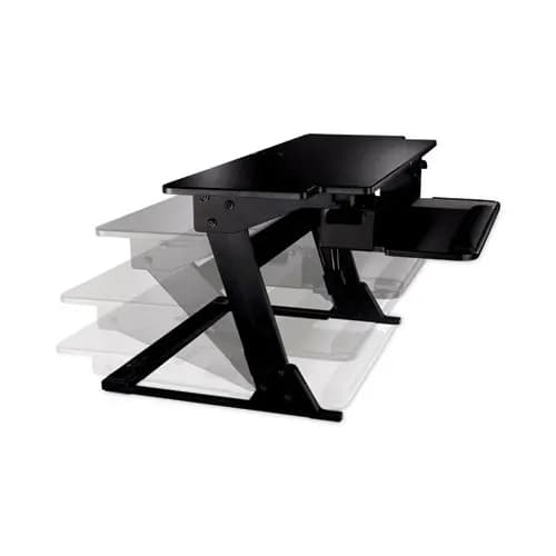 3M™ Precision Standing Desk, 42" x 23.2", Height Adjustable, Black