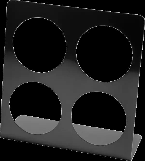 4 Cup K-Cup® Holder, Square, Black Powdercoat Stainless Steel Finish