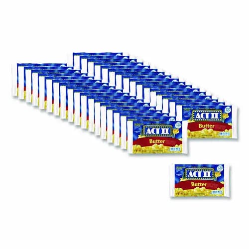 Act II® Microwave Popcorn, Butter, 2.75 oz Bag, 36/Carton