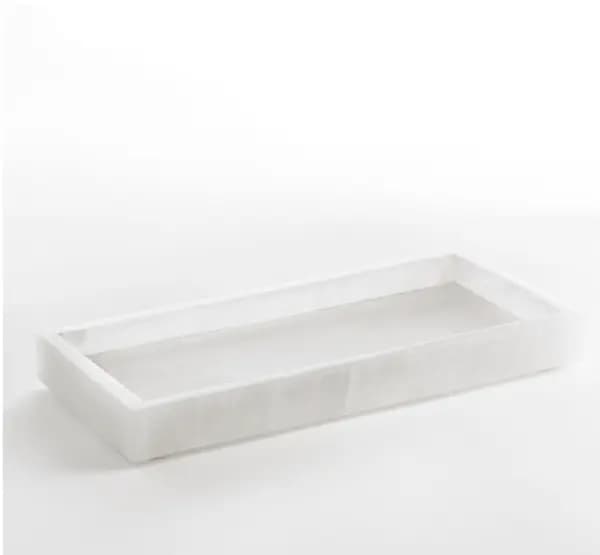 Alabaster Bathroom Tray – Natural