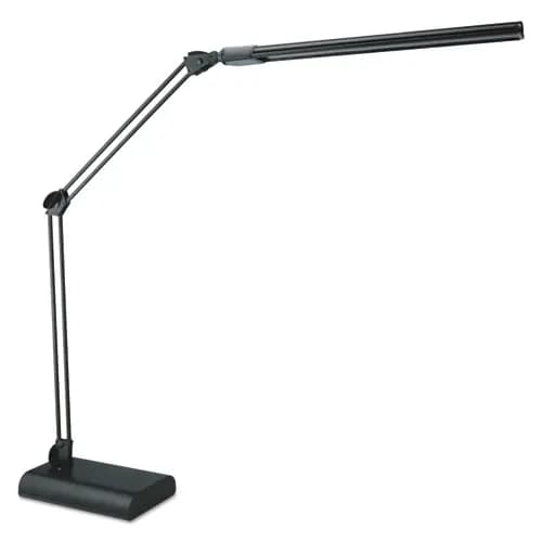 Alera® Adjustable LED Desk Lamp, Black, 21.5" Height