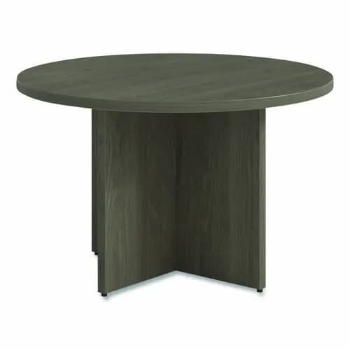 Alera® Alera Seville Round Conference Table, 48" Diameter, Walnut