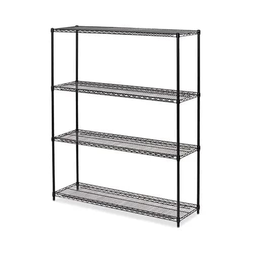 Alera® Black Anthracite Plus Wire Shelving Kit