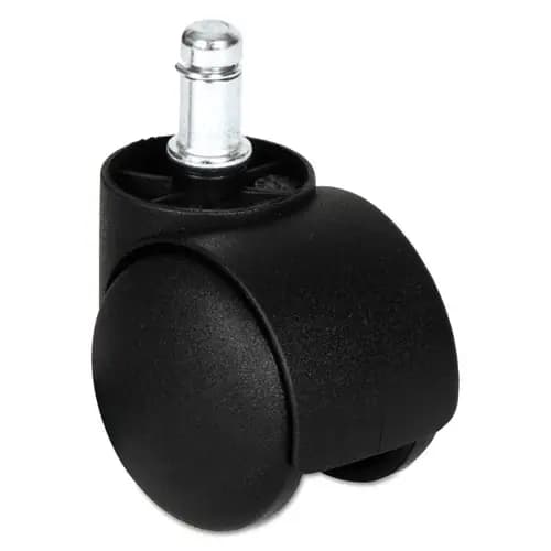 Alera® Dual Wheel Hooded Casters