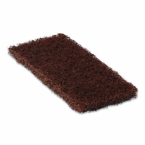 Americo® Octopus Heavy Duty Cleaning Pad, 5 x 9, Brown, 20/Carton