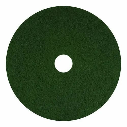 Americo® Scrubbing Pads, 12" Diameter, Green, 5/Carton