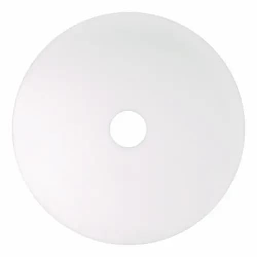 Americo® XTRACT Melamine Floor Pad, 20" Diameter, White/Brown, 5/Carton