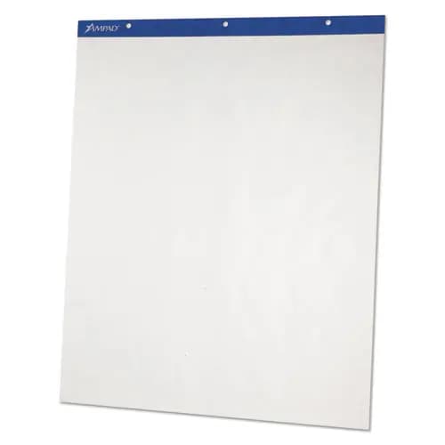 Ampad® Flip Charts, Unruled, 27 x 34, White, 50 Sheets, 2/Carton